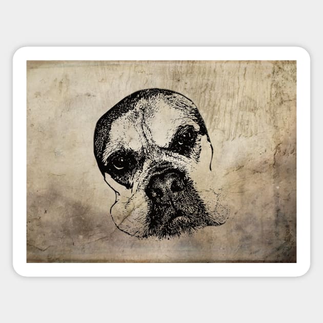 Bull Mastiff Sticker by DoggyStyles